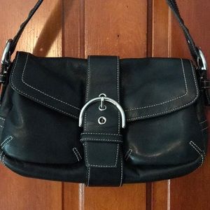 Coach Black Leather Bag